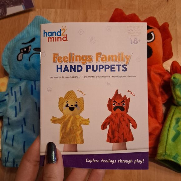 Feelings Hand Puppets - Picture 6 of 12